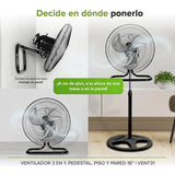 Ventilador 18´ 3 en 1